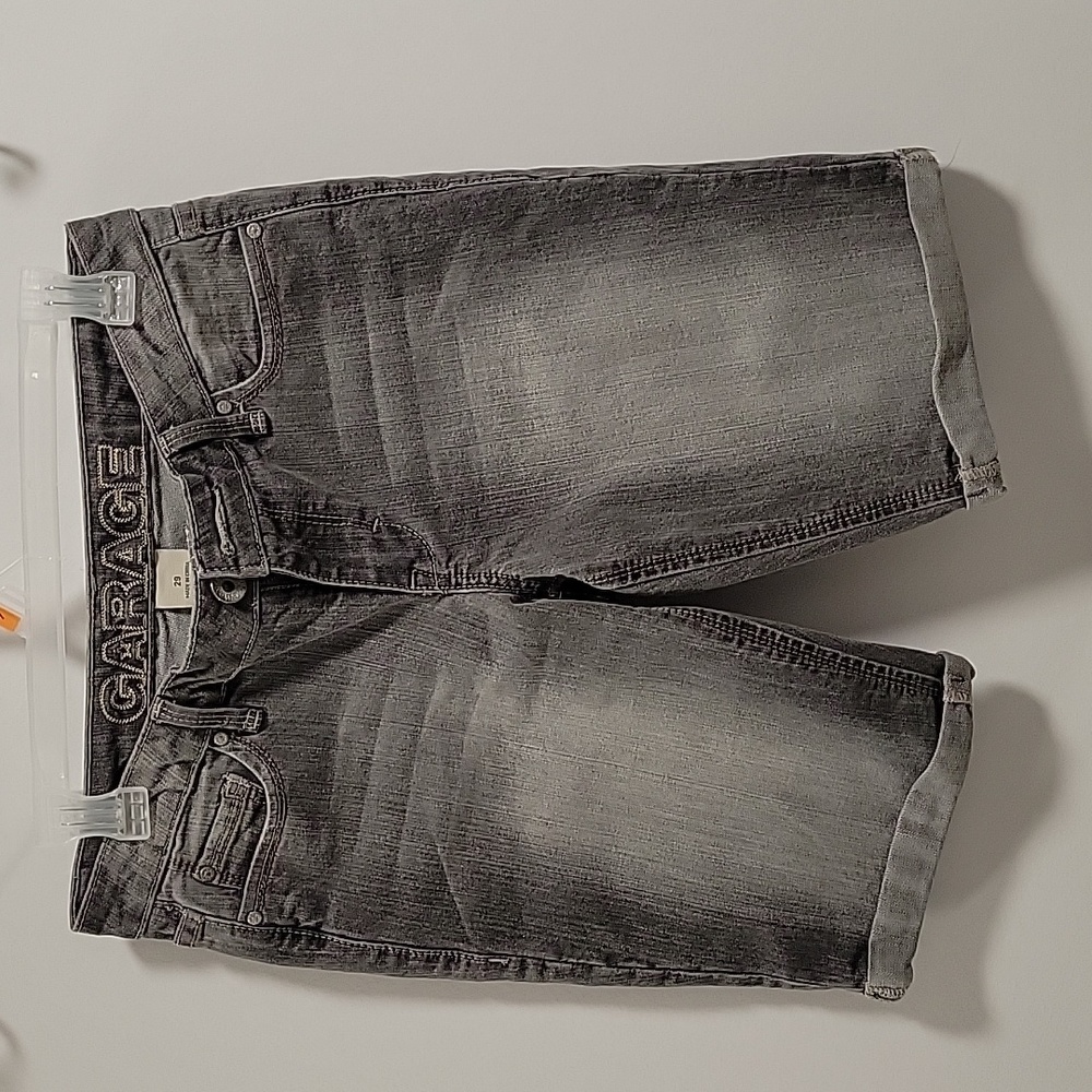 Denim Bermuda shorts